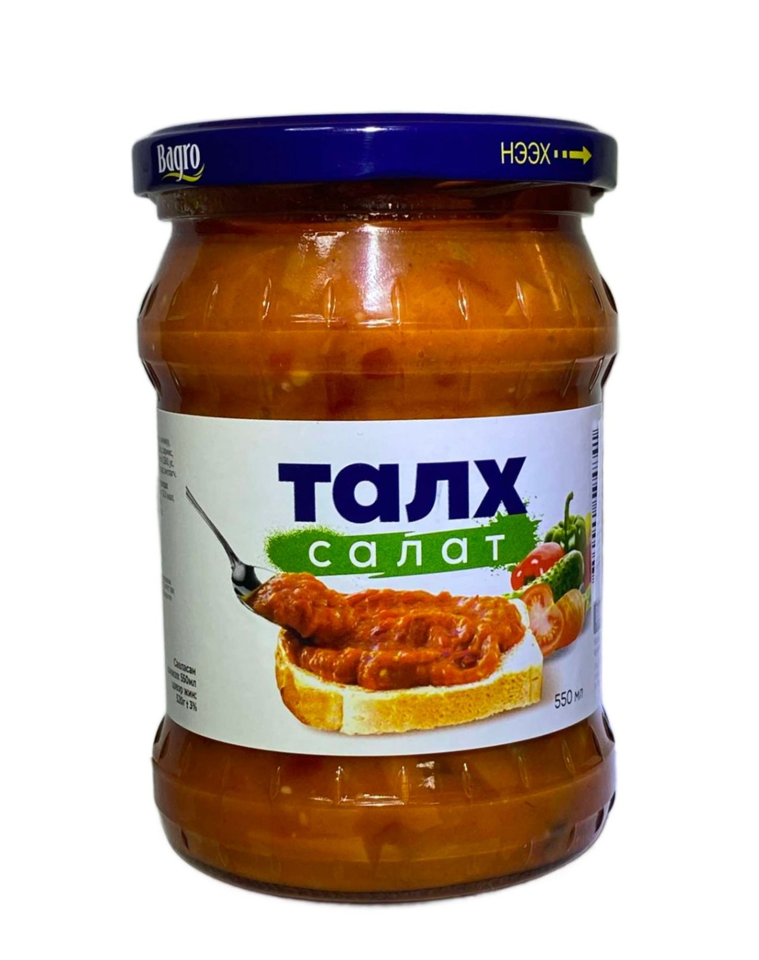 Салат икра Bagro Талх 550мл 