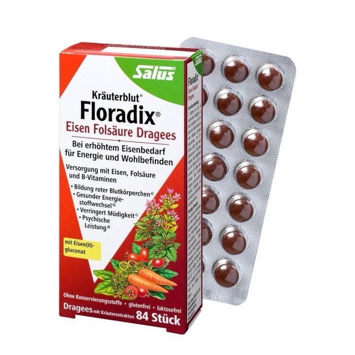 Salus Floradix Iron Tablets 84ш