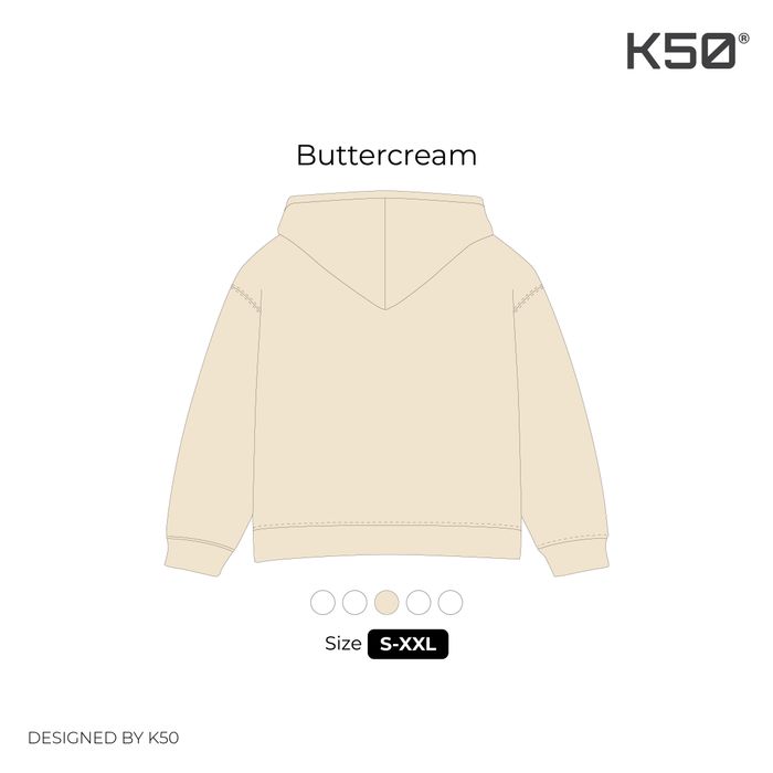 Small Logo Hoodie - Buttercream 