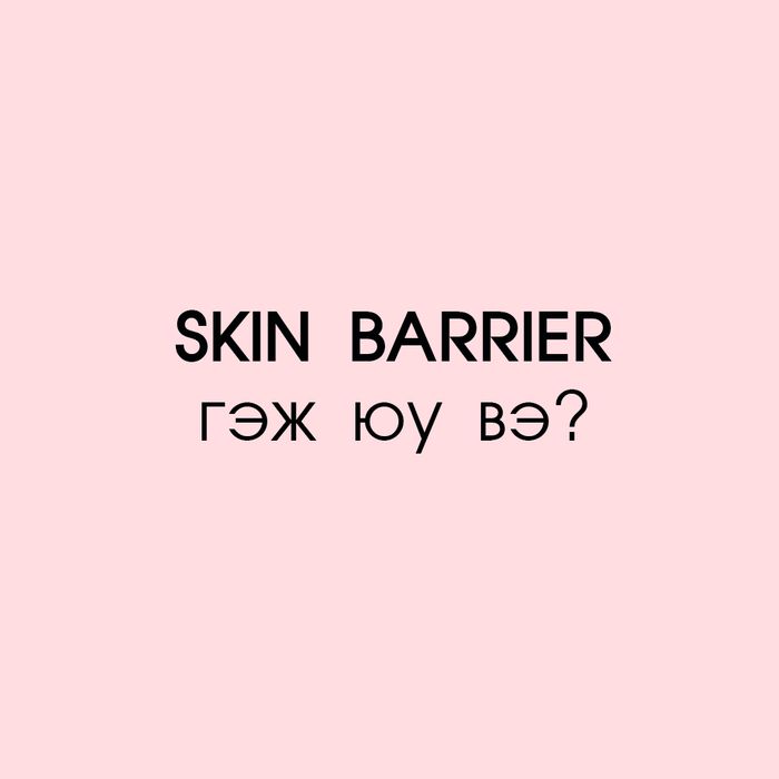 Skin Barrier гэж юу вэ?