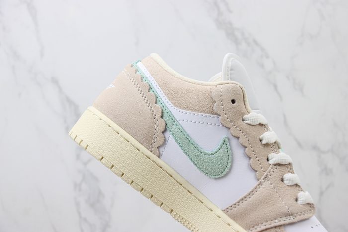 Jordan 1 Low SE Scalloped Edge Guava Ice (GS).