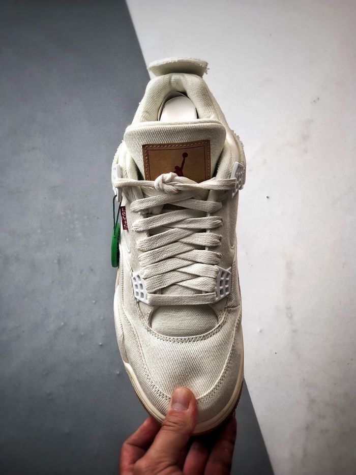 Levi’s x Air Jordan 4 “White”