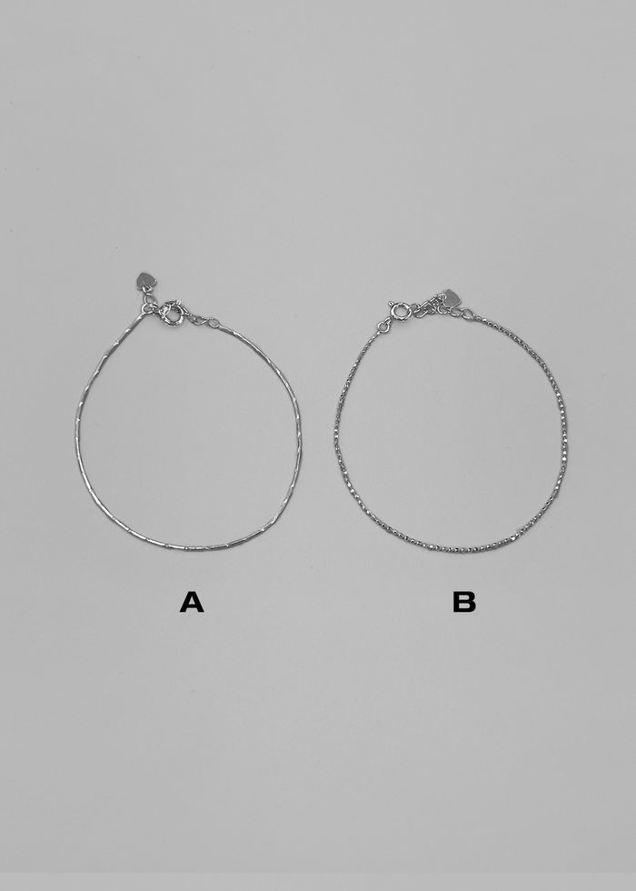 (SILVER 925) Nudial Silver Bracelet 2TYPE