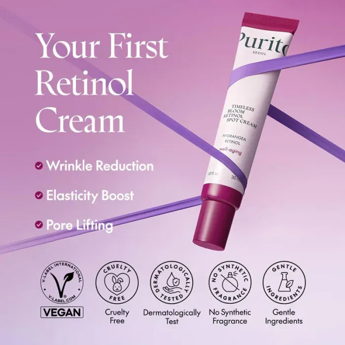 Purito Timeless Bloom Retinol Spot Cream 30ml