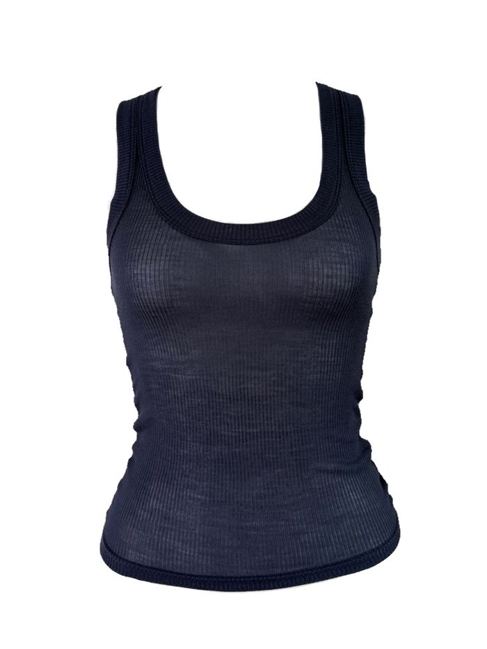 Layer tank top /navy blue/ 