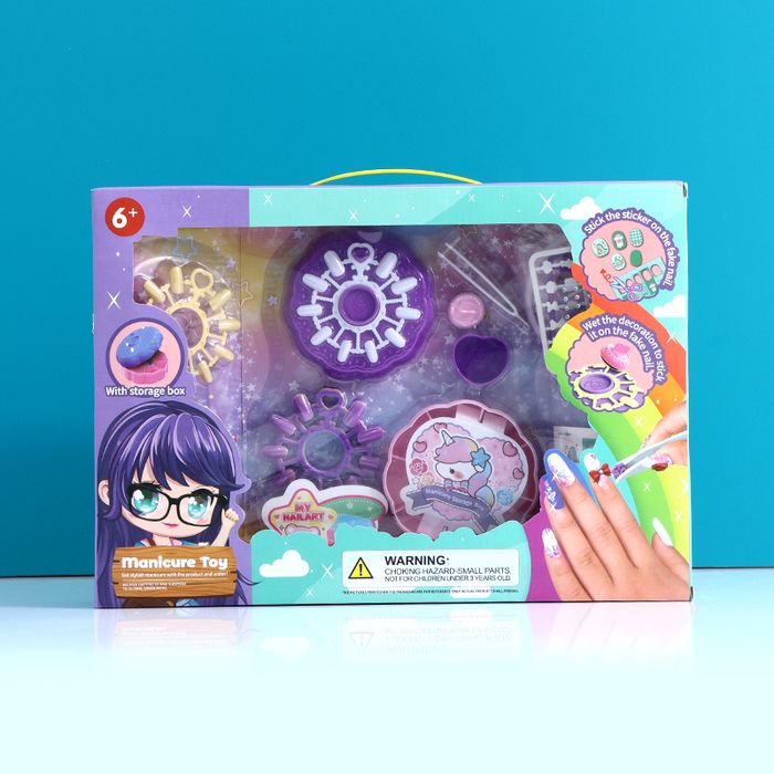 3D Manicure Toy-Cool Girl(A051)(Piggy Pattern Included)