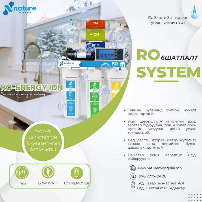 NATURE-RO ENERGY ION загвар