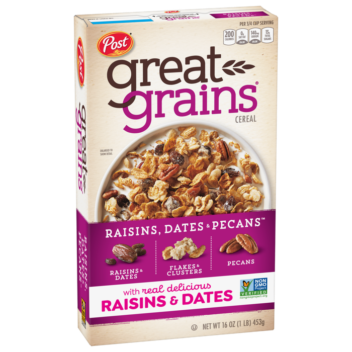 Great Grains® Raisins, Dates & Pecans™ cereal