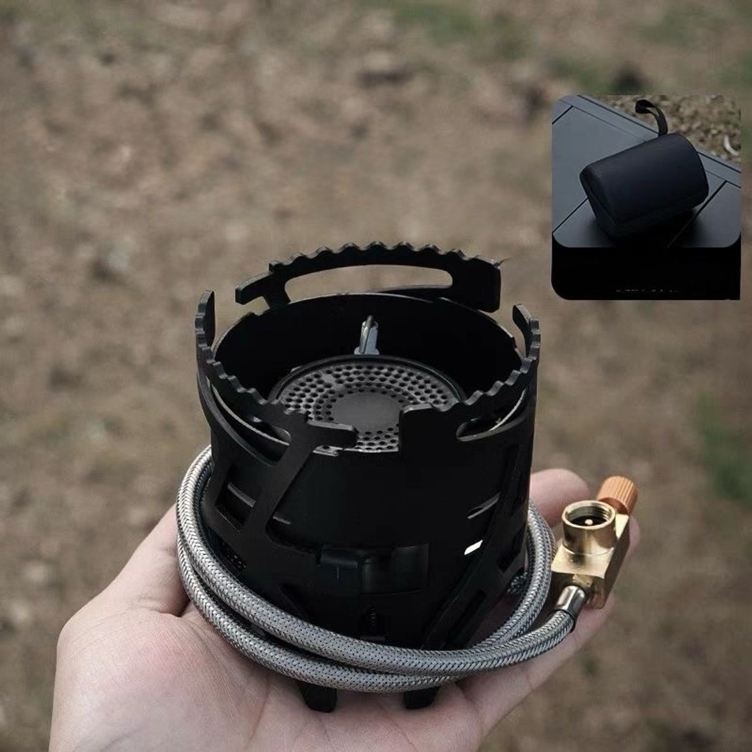 Газан плетка хар цүнхтэй