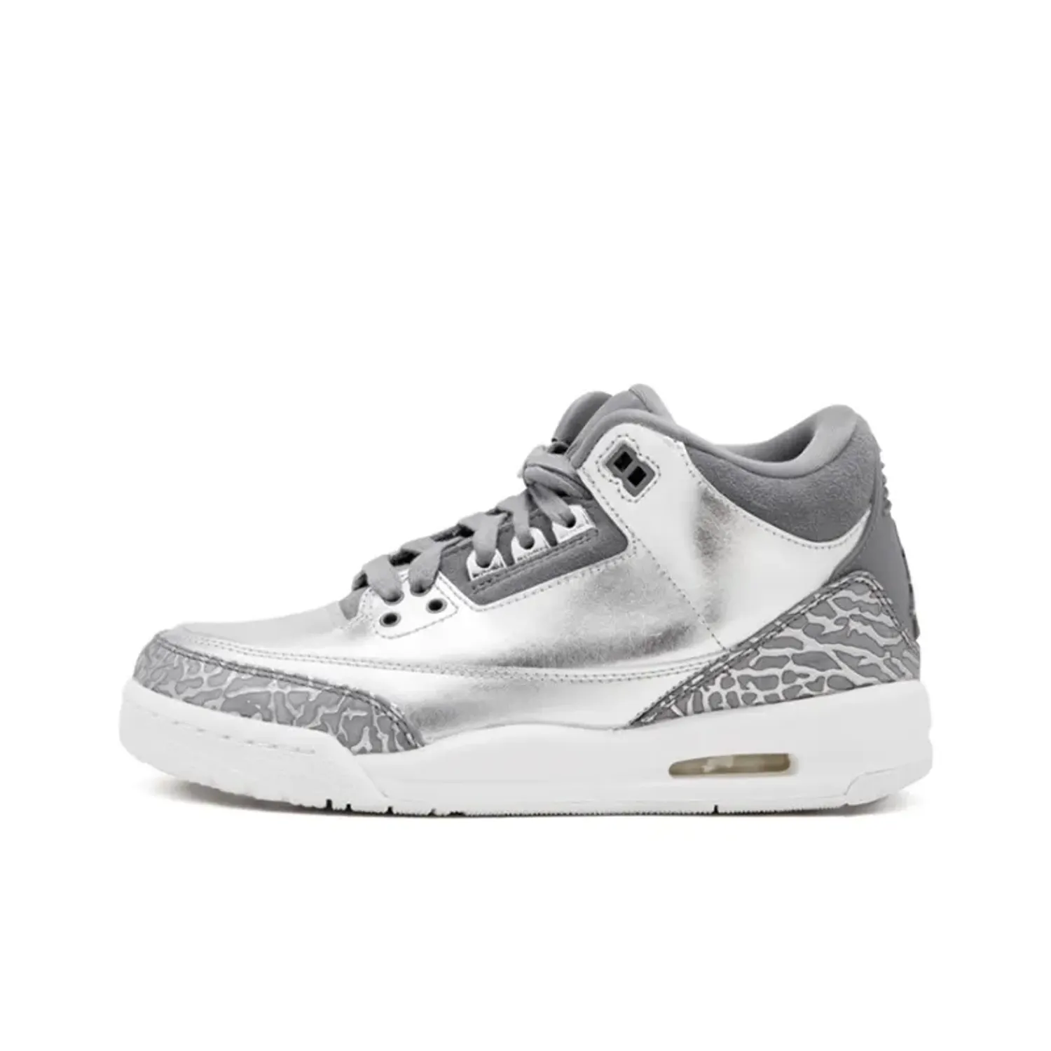 Jordan 3 Retro Premium Heiress Metallic Silver GS
