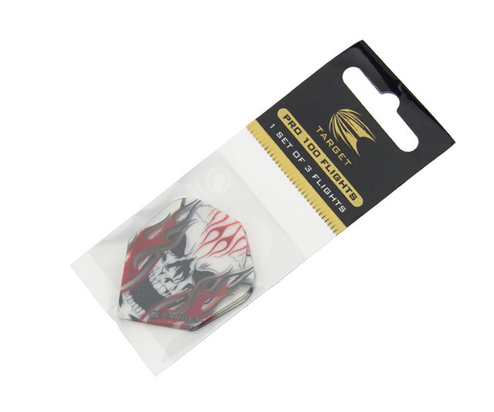 Target Vision Red Flame Skull 117820