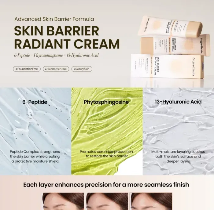 Skin barrier radiant cream