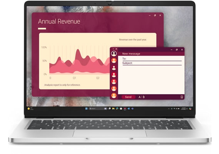 Dell Pro 14 PC14250 Ultra 5-225U 8GB 256GB SSD 12 TOPS Notebook