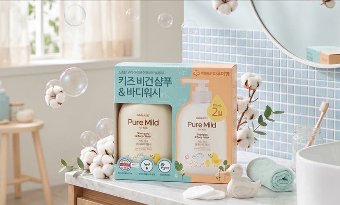 ORGANIST PURE MILD SHAMPOO & BODY WASH 2in1 FOR KIDS 715ML 