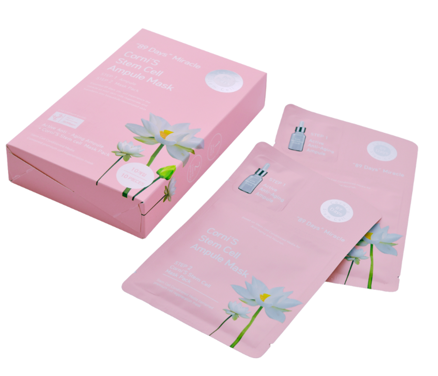 Үүдэл эсийн найрлагатай 2 алхамт ампултай салфеткан маск