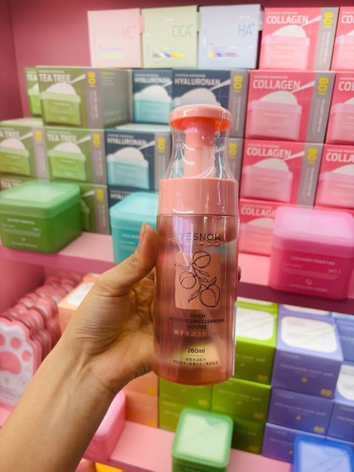 🍑 Peach cleansing mousse