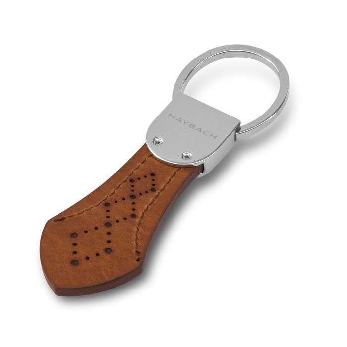 The Key Point I Keyring drop-shaped saddlebrown