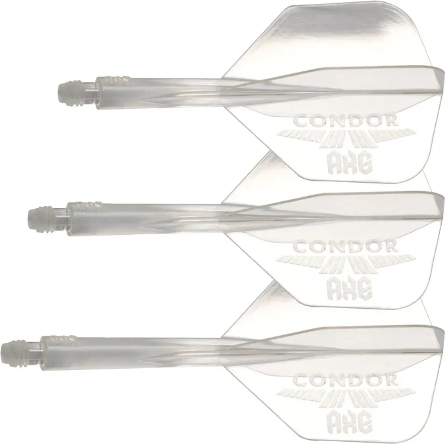  CONDOR AXE LOGO FLIGHTS - Small - Clear & Silver
