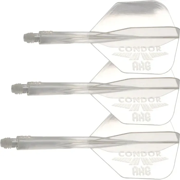  CONDOR AXE LOGO FLIGHTS - Small - Clear & Silver
