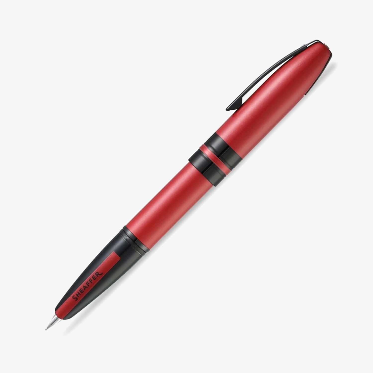 Sheaffer Icon Fountain Pen - Metallic Red Lacquer Black PVD Trims FP-F