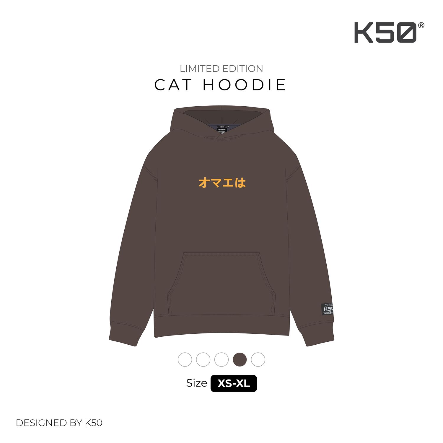 Z..l Cats v1.1 Hoodie - Mocha Brown