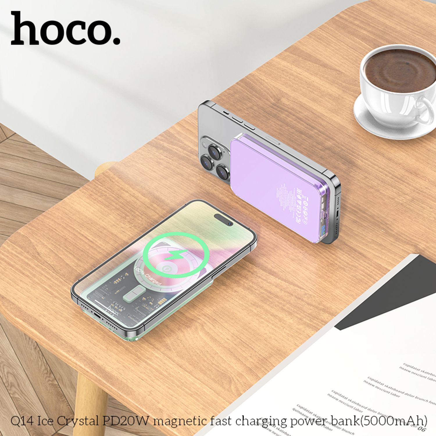 Hoco Q14 PD 20W 5000mah тай wireless powerbank