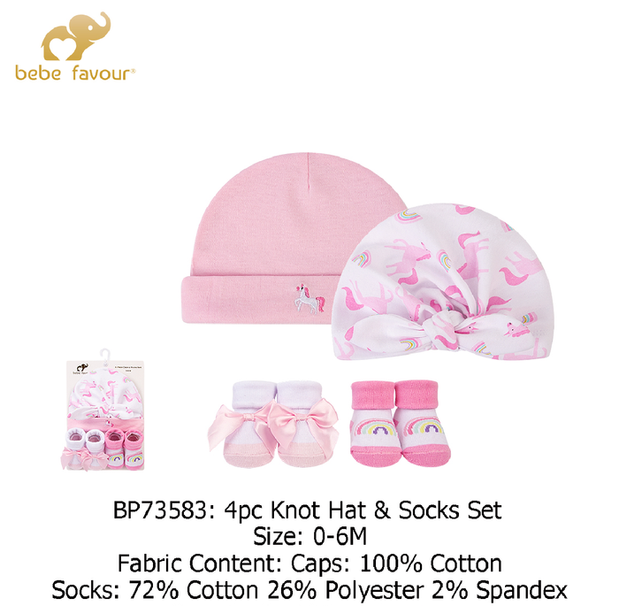 BEBE FAVOUR - 2 малгай 2 оймс