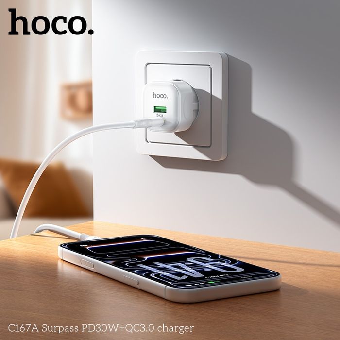 Hoco C167A Surpass 30 Ваттын Хурдан Цэнэглэгч 