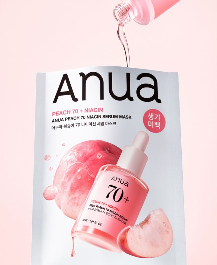 Anua Peach 70+Niacin Serum Mask