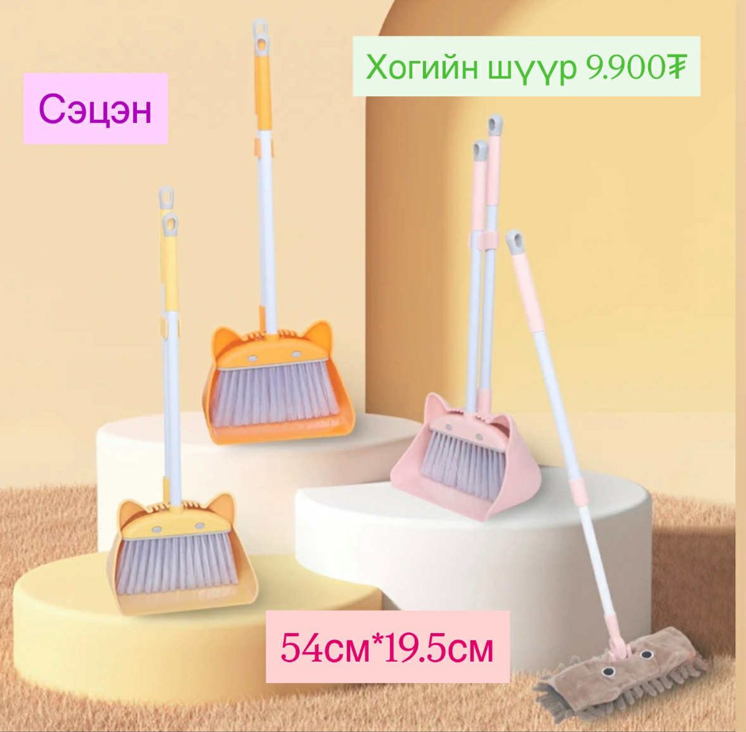 Хогийн шүүр Мууртай