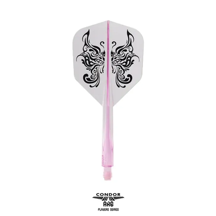  CONDOR AXE TRIBAL BUTTERFLY FLIGHTS - Small - Clear Pink