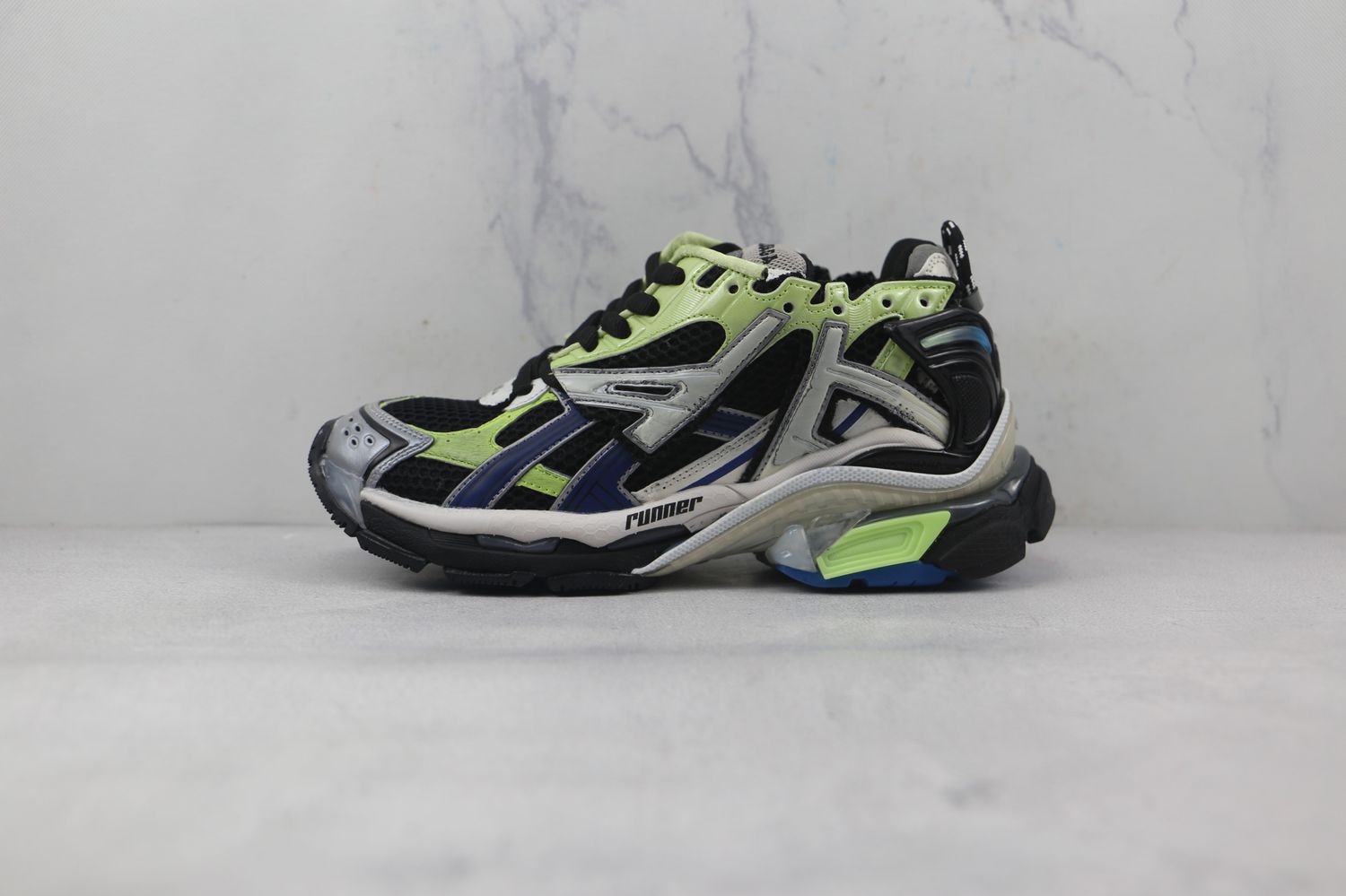 Balenciaga Runner Green Blue Black Grey