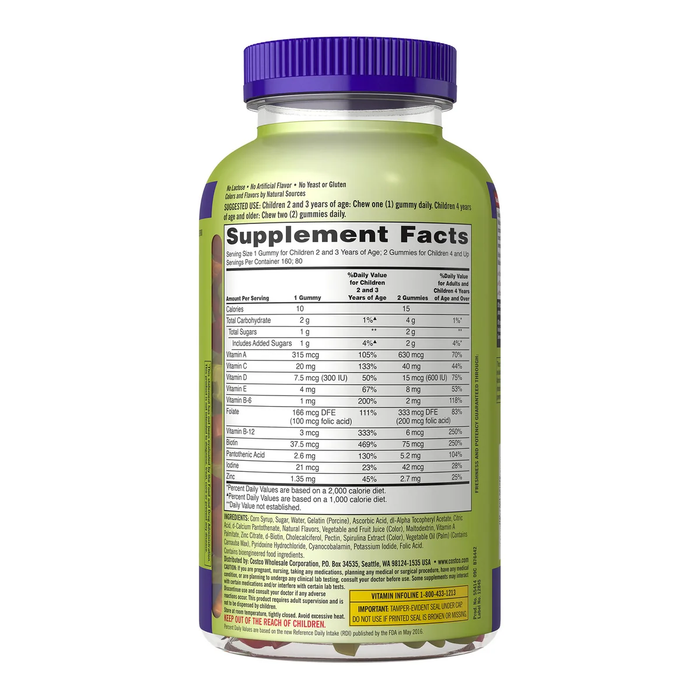 Kirkland Signature Children's Multivitamin, 160 Gummies