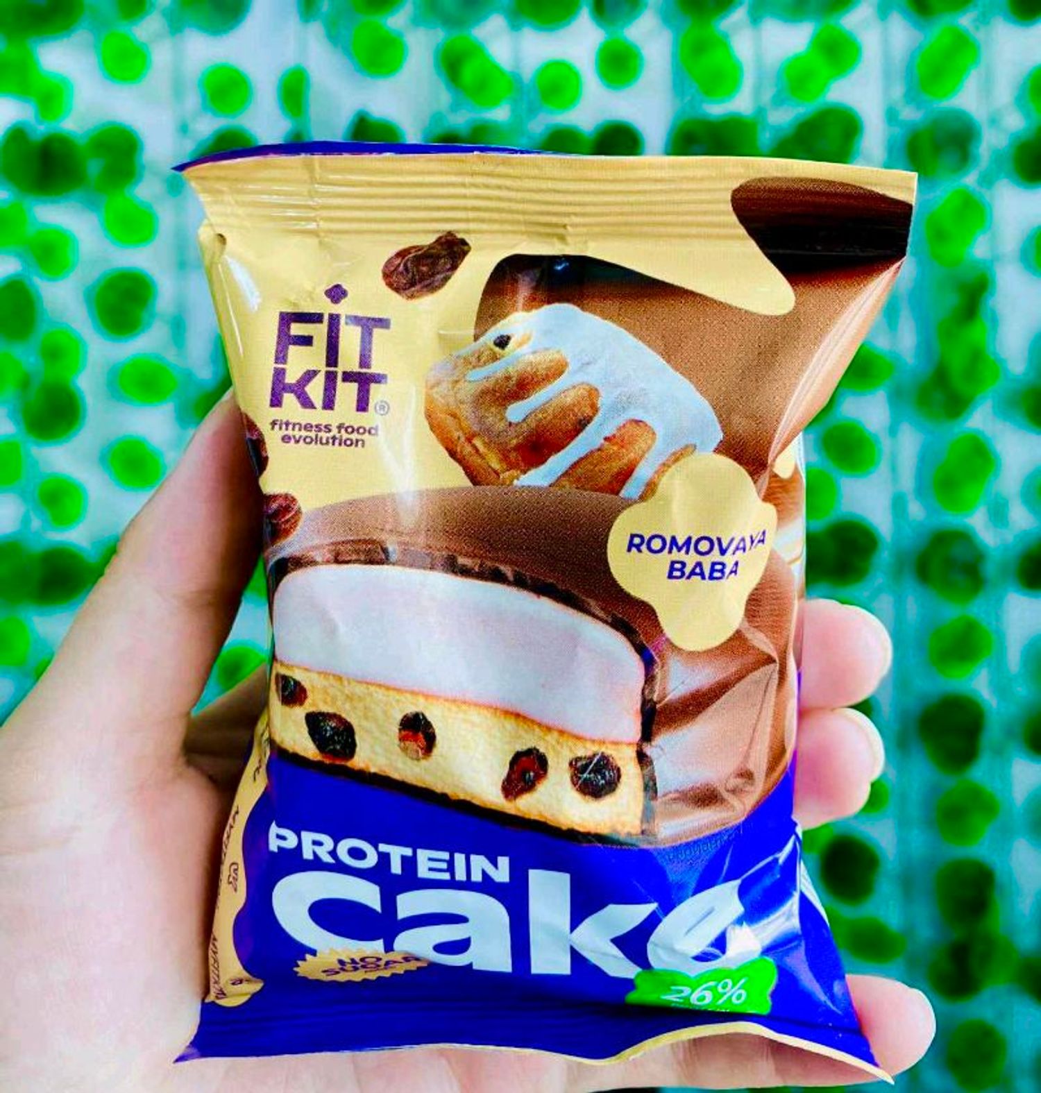 Protein cake Romovaya baba