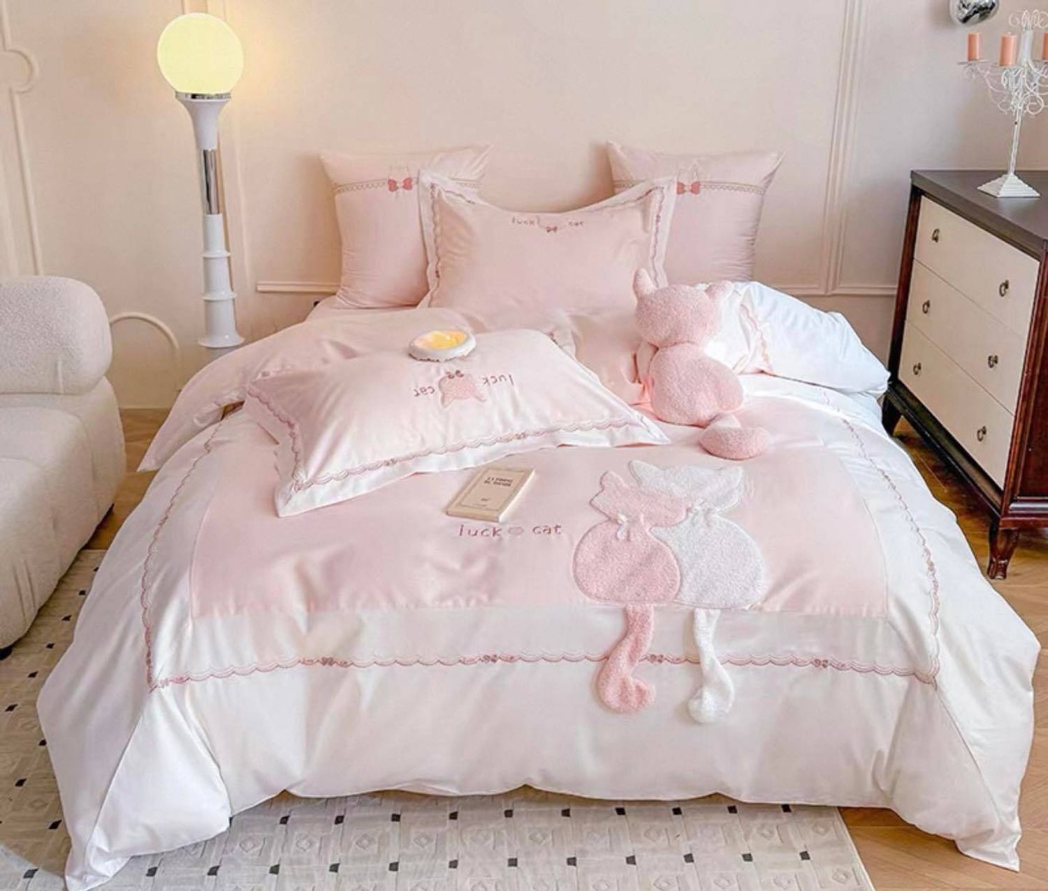 Зөөлөн сатин даавуун материалтай хос