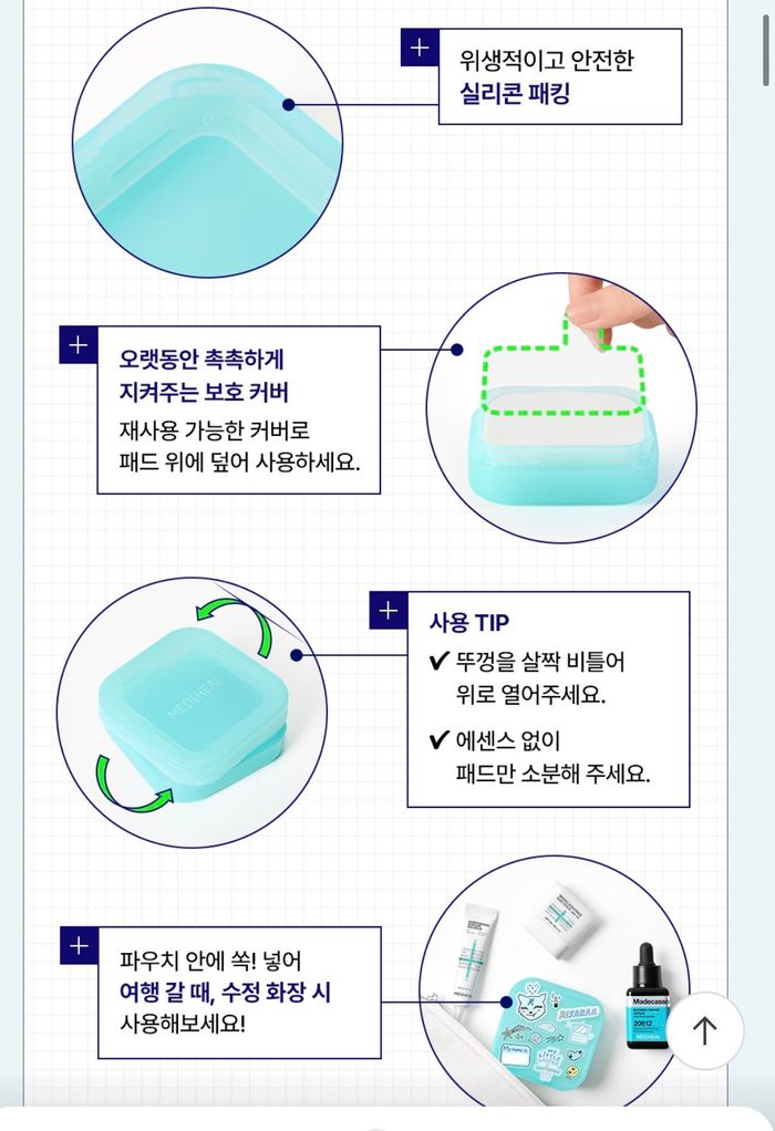 Mediheal  Madecassoside Blemish Pad 100+100+case