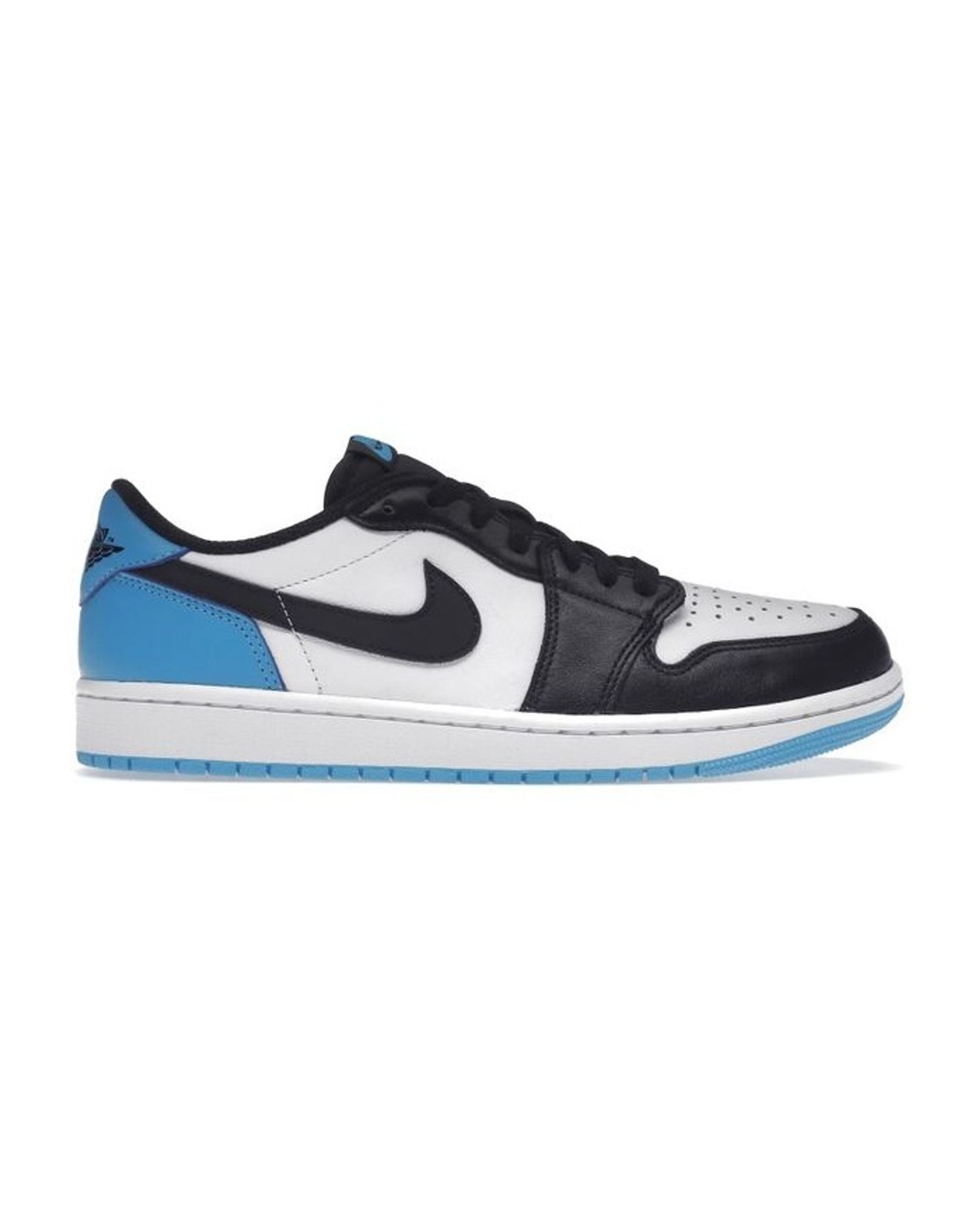 Jordan 1 Retro Low OG Black Dark Powder Blue