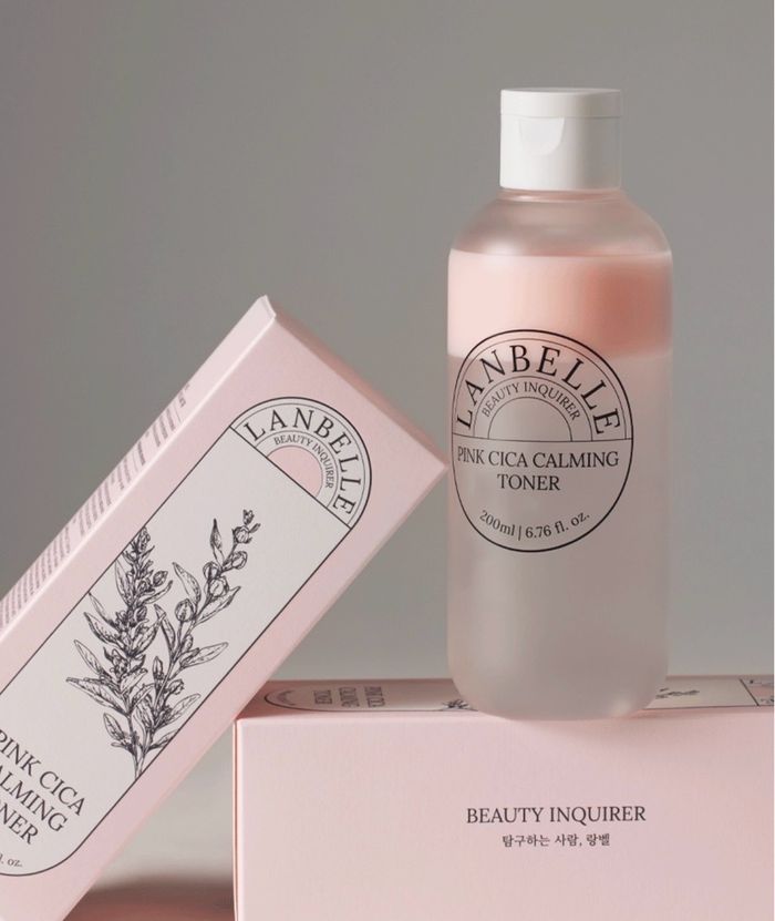 LANBELLE PINK CICA CALMING TONER