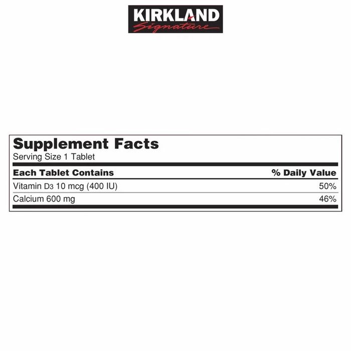 Kirkland Calcium +D3