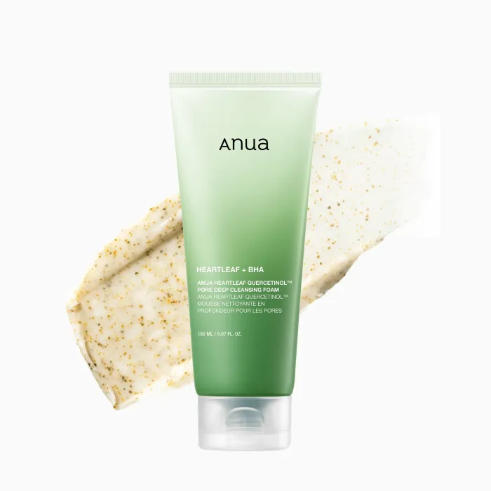 Anua heartleaf+BHA pore deep cleansing foam