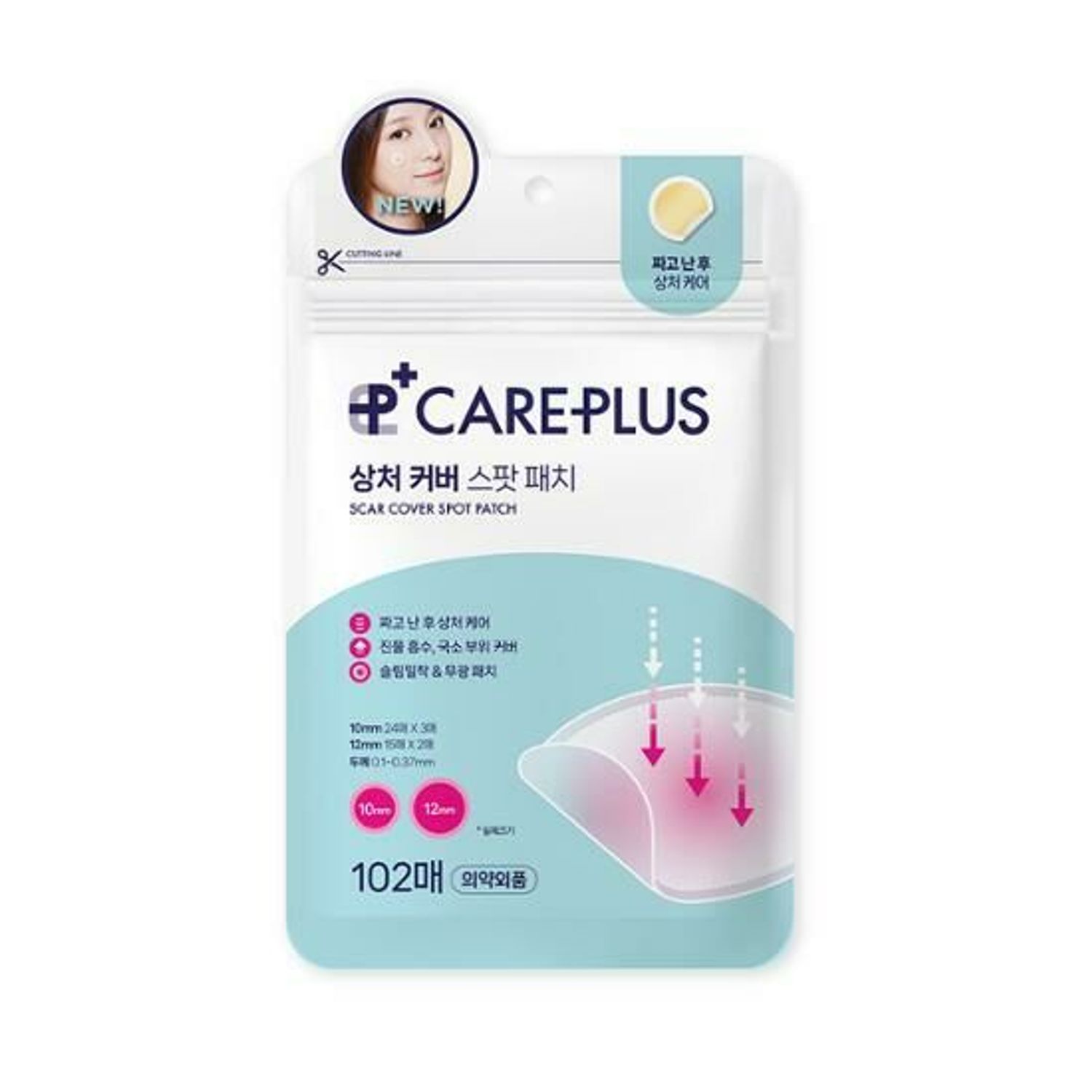 Care Plus Scar Cover Spot Patch 102ш