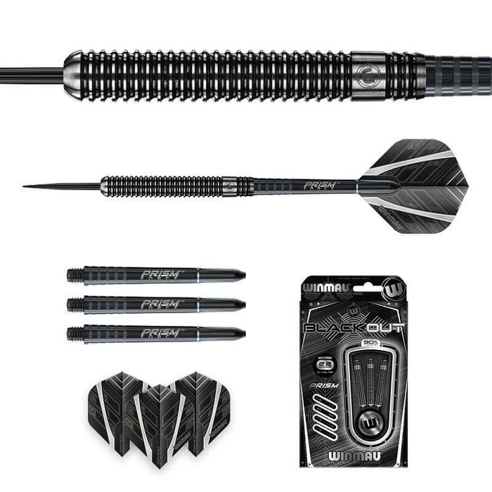 Winmau BLACK OUT 1 Tungsten 90%