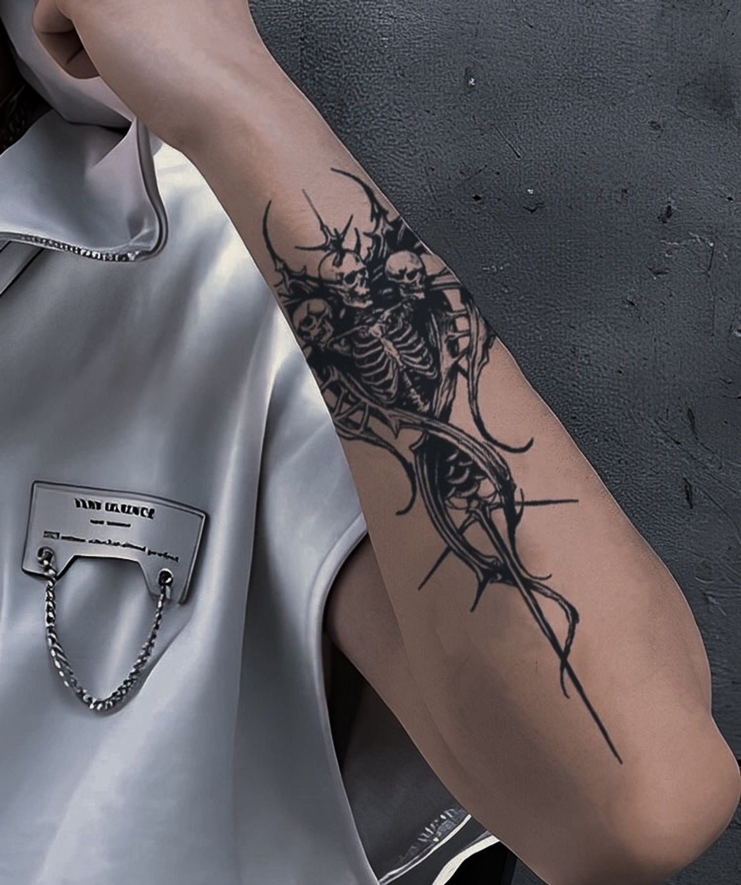 Skull Arm Tattoo | Усан шивээс