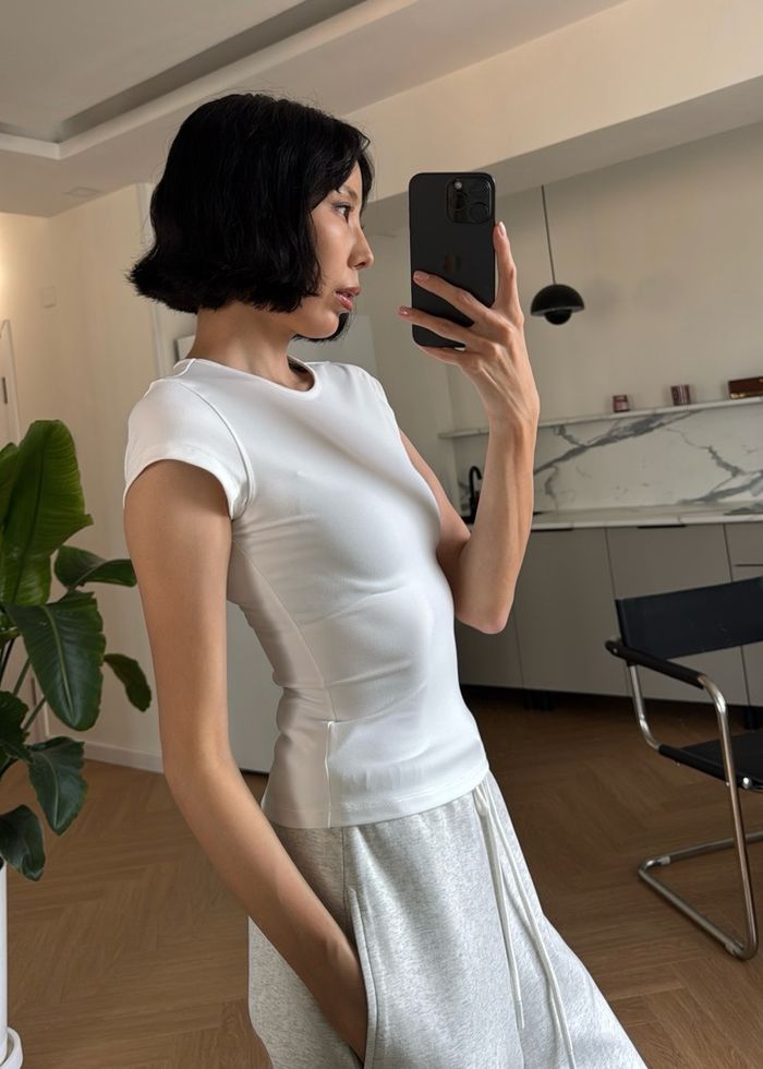 Slim Fit Top /White/