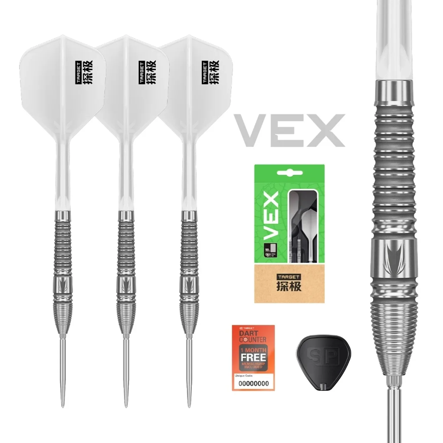 TARGET ENTRY LEVEL VEX 02- ADULTS 24G STEEL TIP