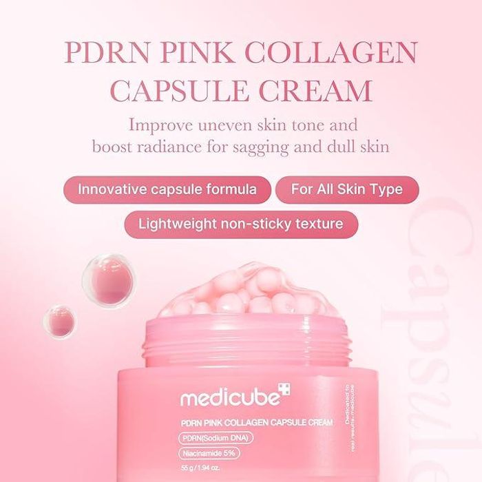 Medicube pdrn pink collegan capsule cream