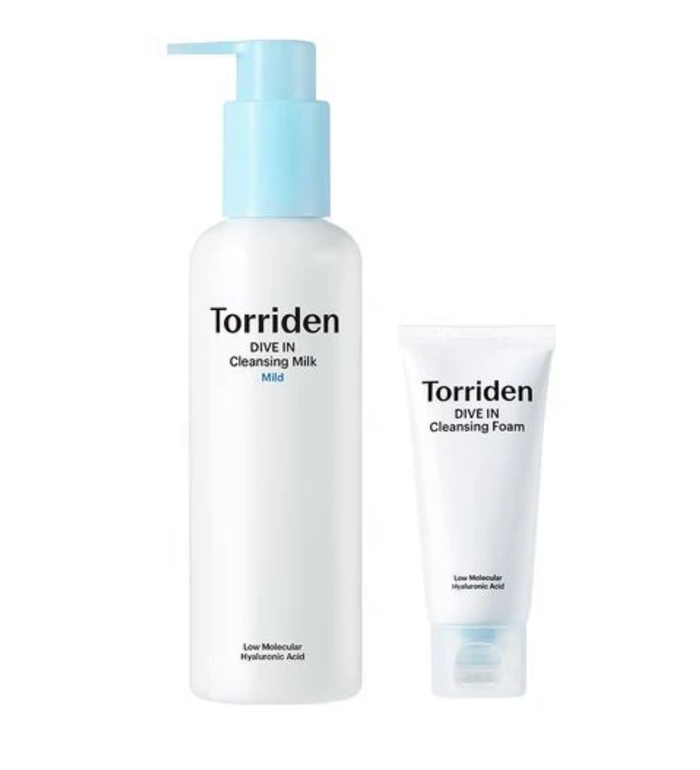 Torriden Dive-In Cleansing Milk 200ml + Cleansing Foam 30ml