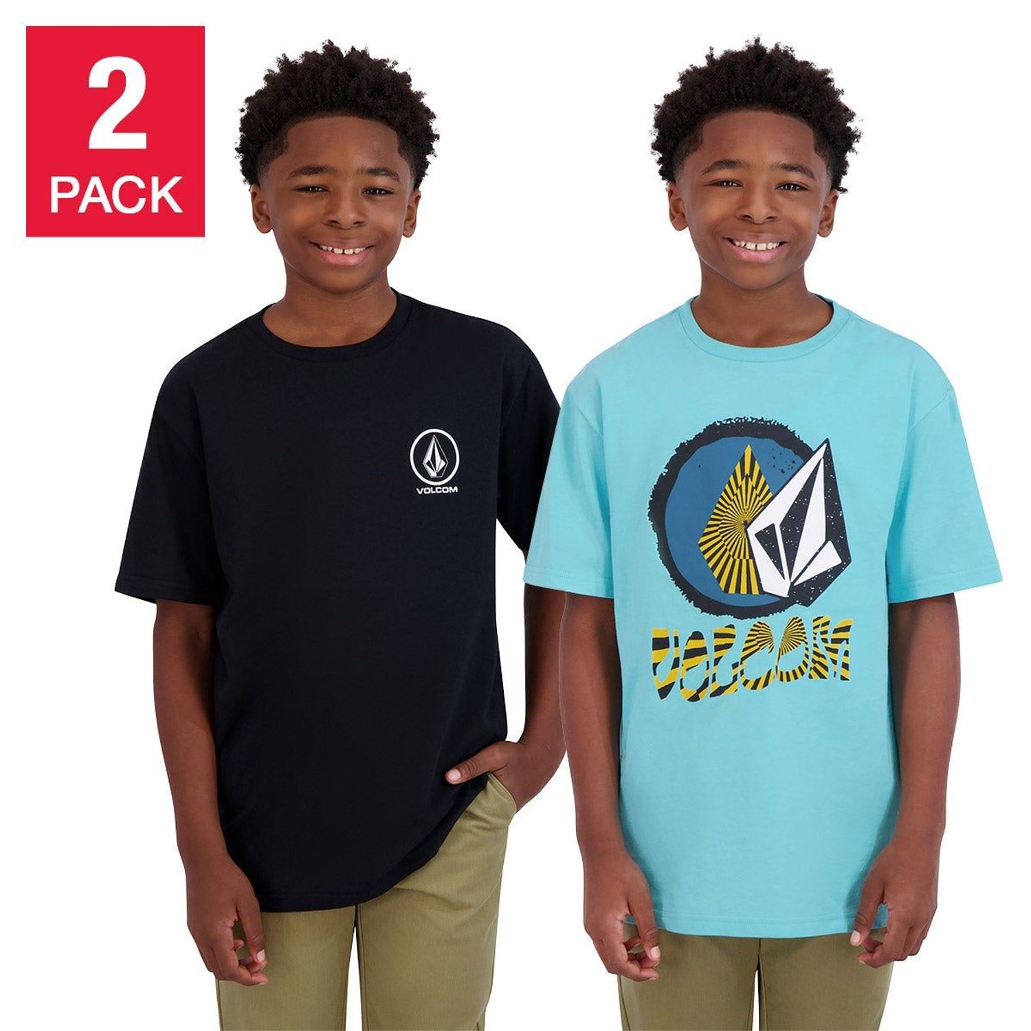 VOLCOM хүүхдийн 2 хос футболка