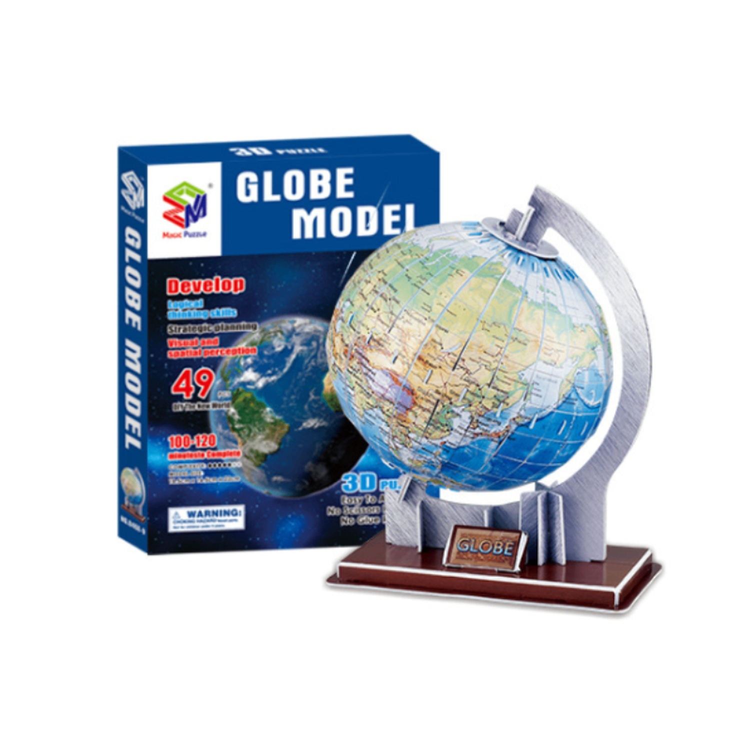 3D puzzle Globe model