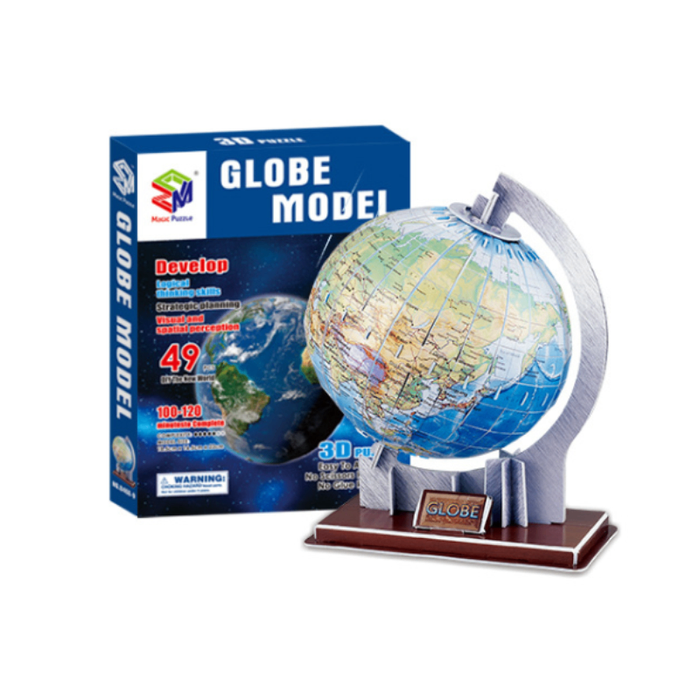 3D puzzle Globe model